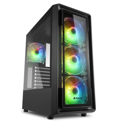 ATX 1XU2,2XU3,VETRO TEMP,4X120,ARGB FAN,ARGB